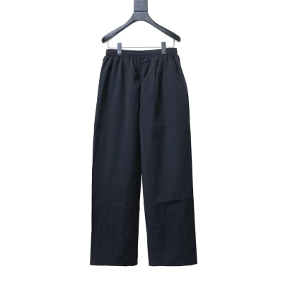 EM Sneakers Balenciaga 26SS Half-Circle Letter Embroidery Sweatpants Black 02