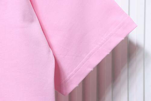 EM Sneakers Balenciaga Fountain Letter Print T-Shirt Pink