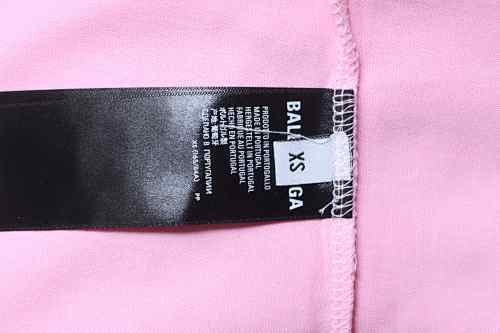 EM Sneakers Balenciaga Fountain Letter Print T-Shirt Pink