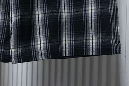 EM Sneakers Balenciaga Paneled Plaid Sweatpants Dark Grey