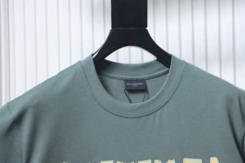 EM Sneakers Balenciaga Masking Tape T-Shirt Green