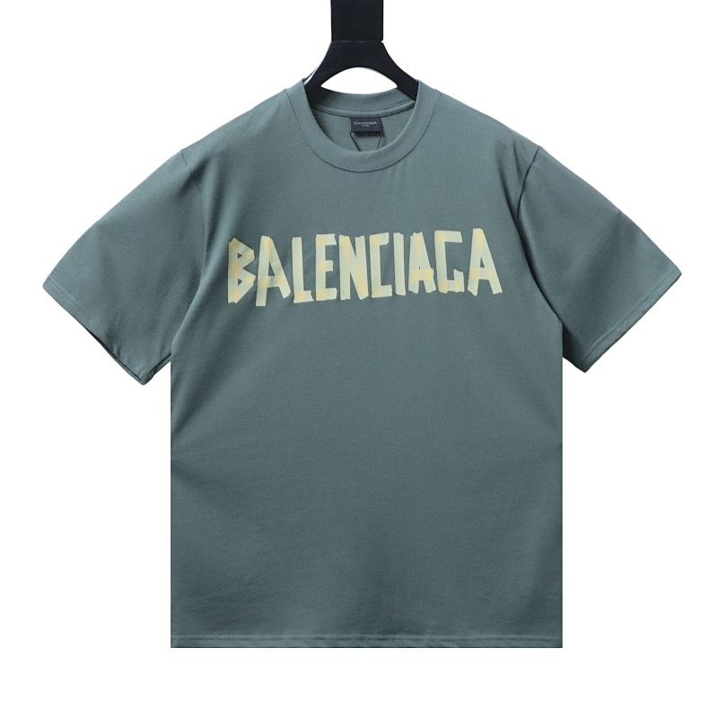 EM Sneakers Balenciaga Masking Tape T-Shirt Green