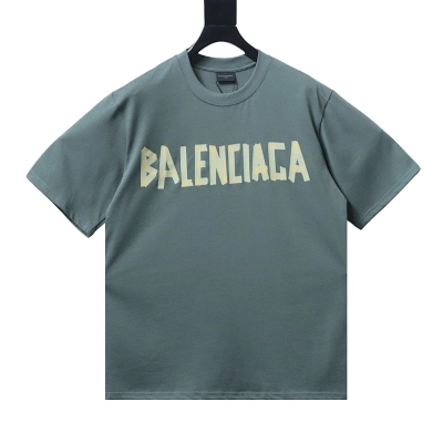 EM Sneakers Balenciaga Masking Tape T-Shirt Green 01