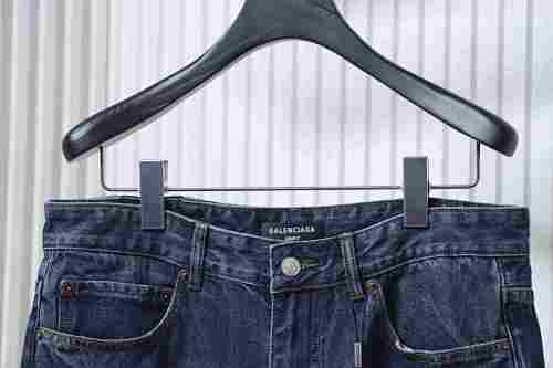 EM Sneakers Balenciaga SS25 Vintage Washed Blue Micro-Flare Jean