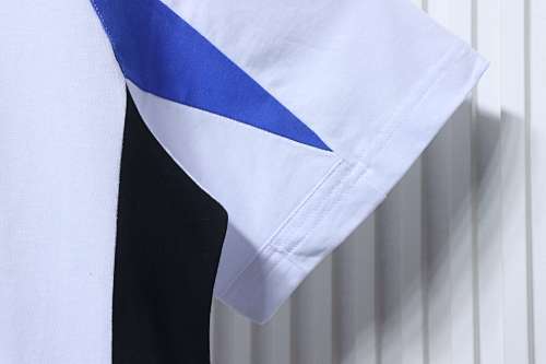 EM Sneakers Balenciaga x NBA Collab Series: Oversized Color-block T-Shirt White Blue