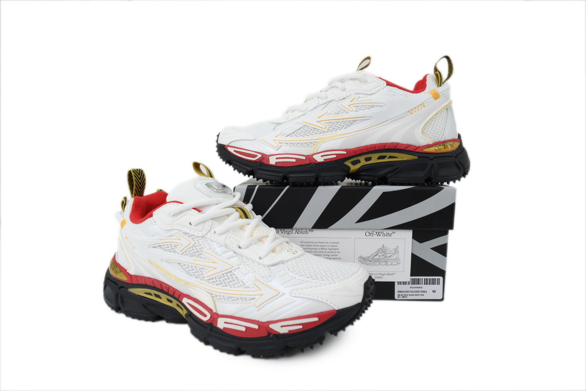 EM Sneakers OFF-WHITE Be Right Back Out Of Black White Red