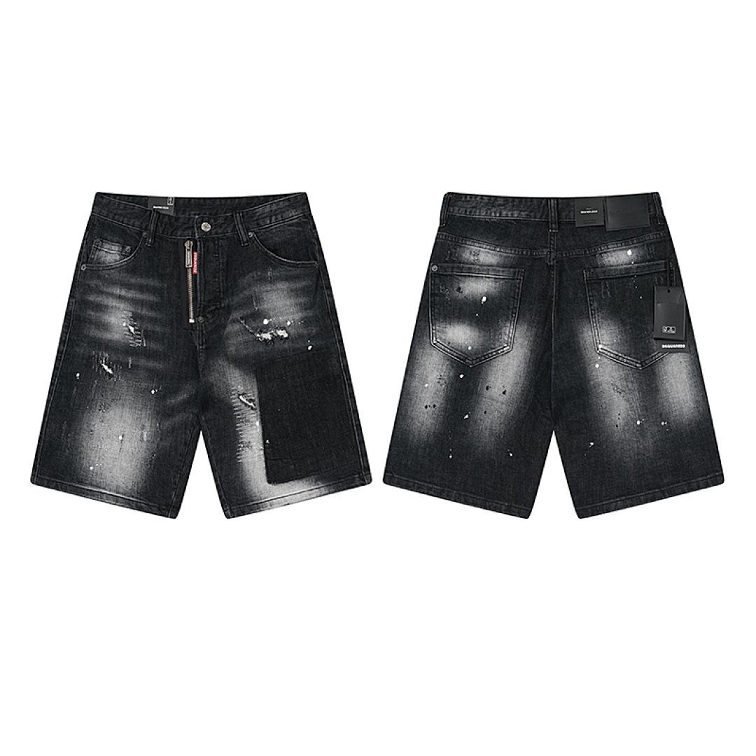 EM Sneakers Dsquared2 Denim Short Jeans #2035