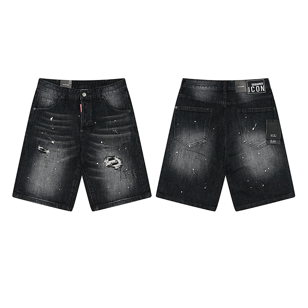 EM Sneakers Dsquared2 Denim Short Jeans #2037