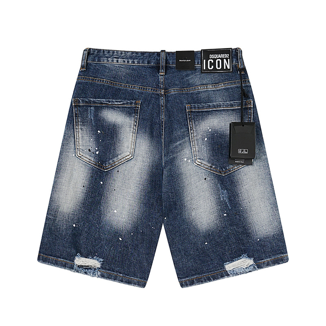 EM Sneakers Dsquared2 Denim Short Jeans #2038