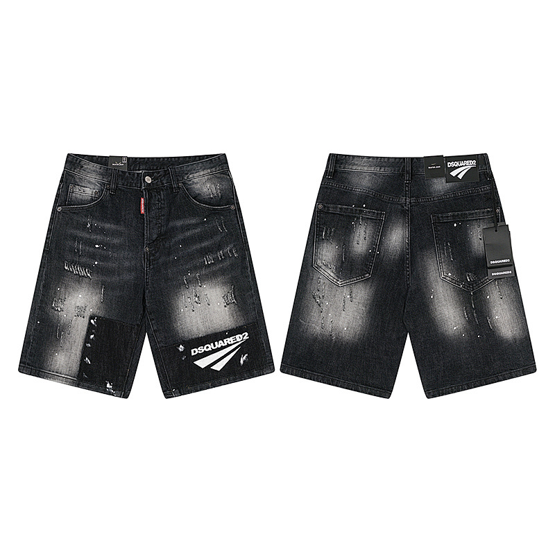 EM Sneakers Dsquared2 Denim Short Jeans #2043