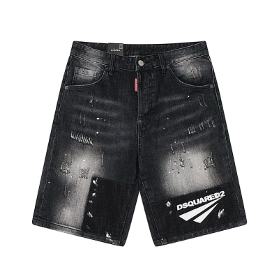 EM Sneakers Dsquared2 Denim Short Jeans #2043 01
