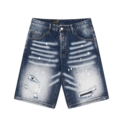 EM Sneakers Dsquared2 Denim Short Jeans #2051 01
