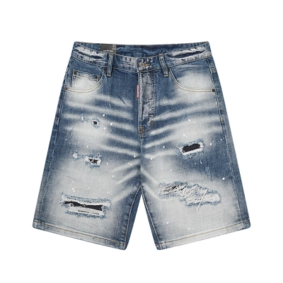 EM Sneakers Dsquared2 Denim Short Jeans #2052 01