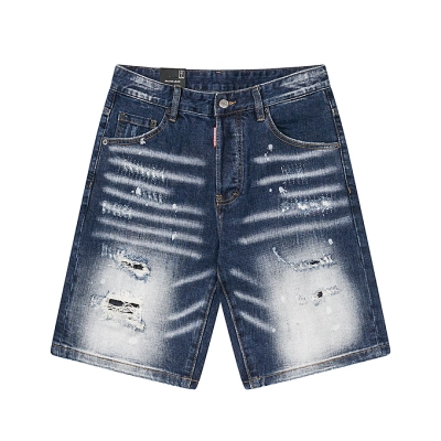 EM Sneakers Dsquared2 Denim Short Jeans #2053 01
