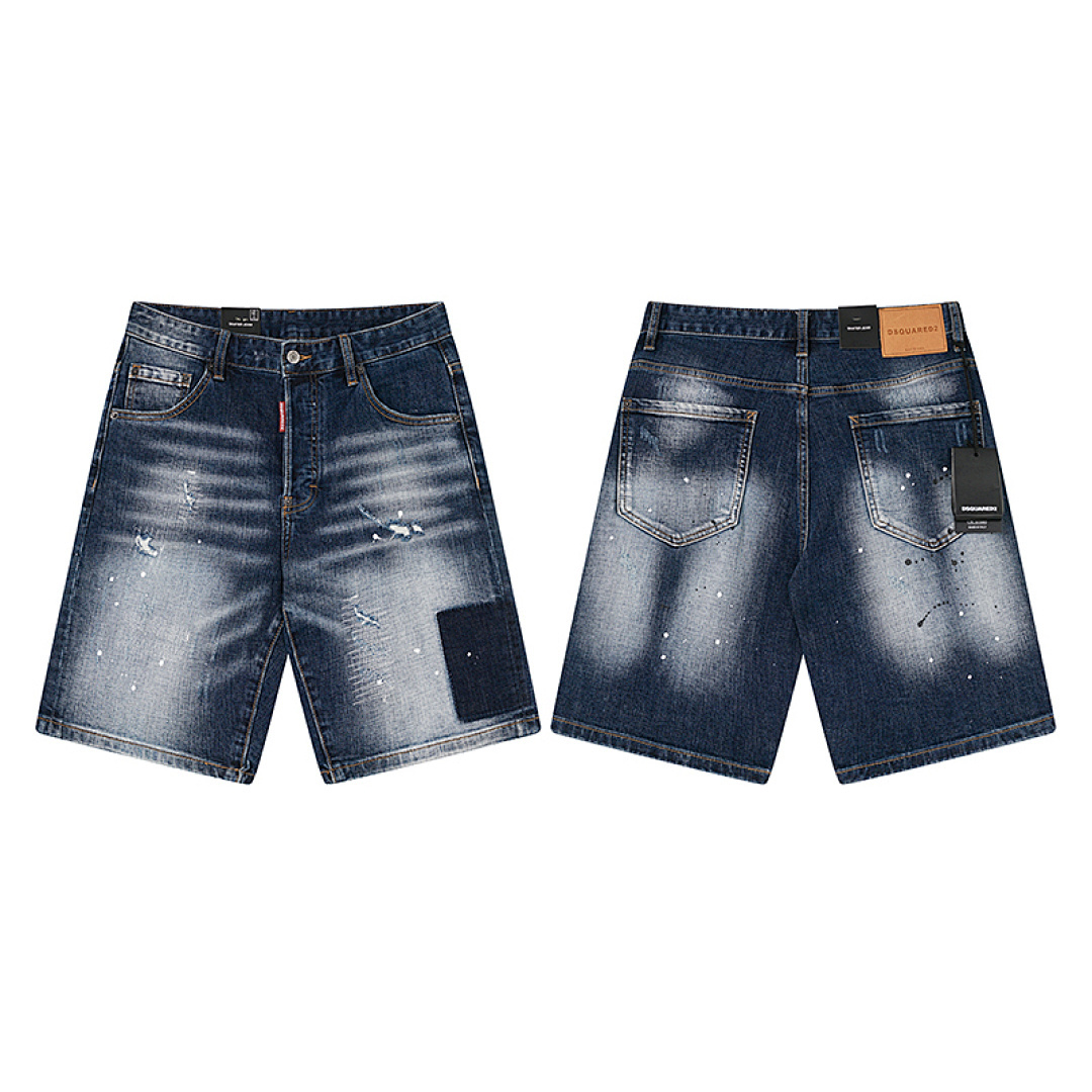 EM Sneakers Dsquared2 Denim Short Jeans #2056
