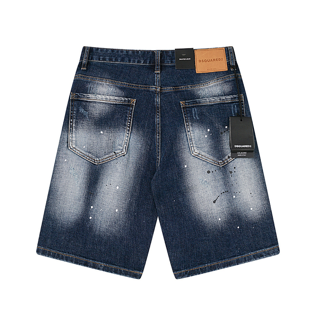 EM Sneakers Dsquared2 Denim Short Jeans #2056