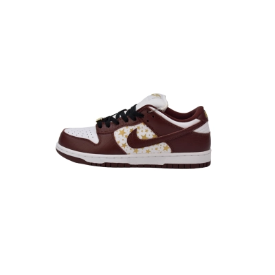 EM Sneakers Nike SB Dunk Low × Supreme Barkroot Brown 01