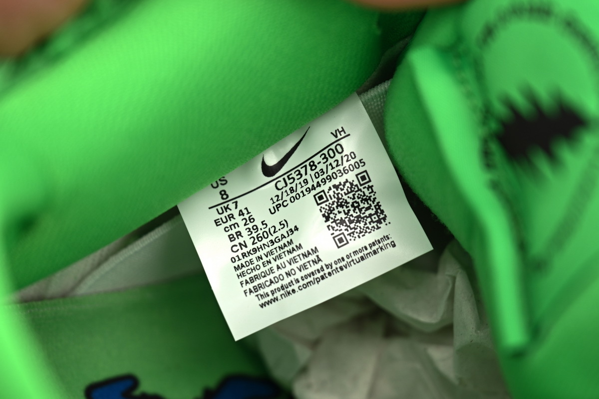 EM Sneakers Nike SB Dunk Low Grateful Dead Bears Green
