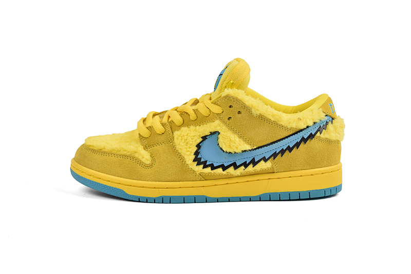 EM Sneakers Nike SB Dunk Low Grateful Dead Bears Opti Yellow