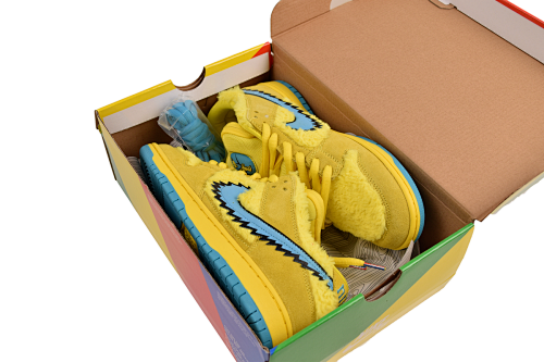 EM Sneakers Nike SB Dunk Low Grateful Dead Bears Opti Yellow