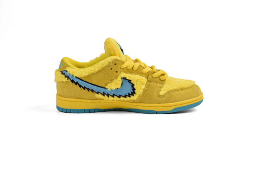 EM Sneakers Nike SB Dunk Low Grateful Dead Bears Opti Yellow