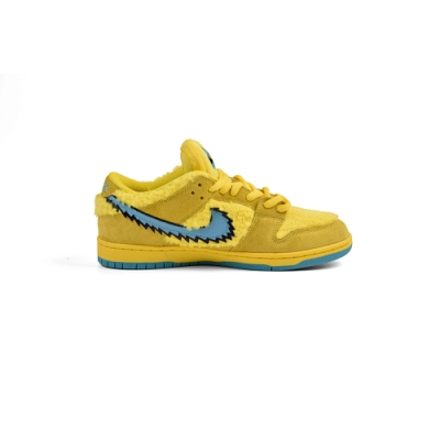 EM Sneakers Nike SB Dunk Low Grateful Dead Bears Opti Yellow 02