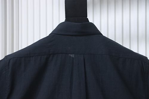 EM Sneakers Ralph Lauren Classic Fit Linen Shirt Black-Red Logo