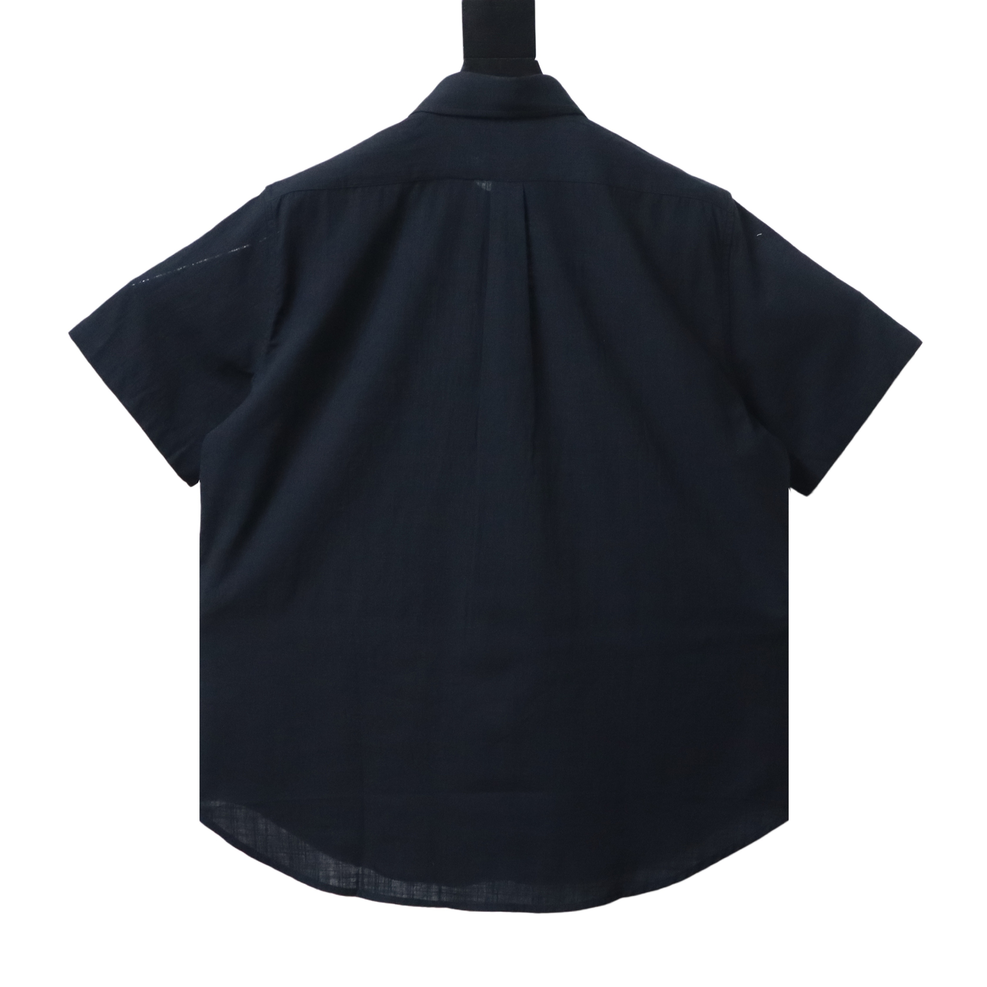 EM Sneakers Ralph Lauren Classic Fit Linen Shirt Black-Red Logo