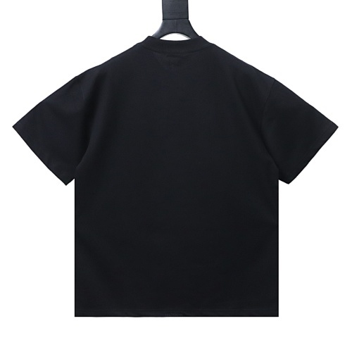 EM Sneakers WE11DONE 25SS Flame Barrage Logo T-Shirt Black