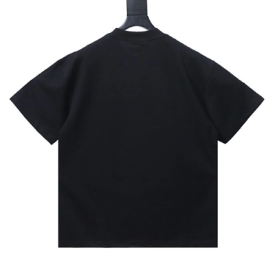 EM Sneakers WE11DONE 25SS Flame Barrage Logo T-Shirt Black 02