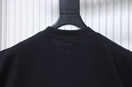 EM Sneakers WE11DONE 25SS Flame Barrage Logo T-Shirt Black