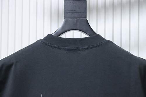 EM Sneakers WE11DONE 25SS Flame Barrage Logo T-Shirt Gray