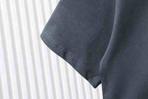 EM Sneakers WE11DONE 25SS Flame Barrage Logo T-Shirt Gray