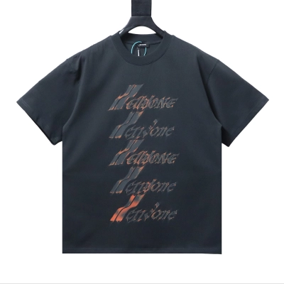 EM Sneakers WE11DONE 25SS Flame Barrage Logo T-Shirt Gray 01