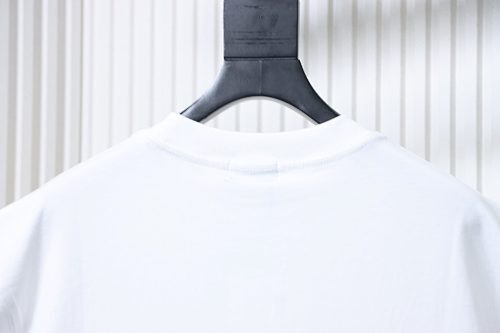 EM Sneakers WE11DONE 25SS Flame Barrage Logo T-Shirt White