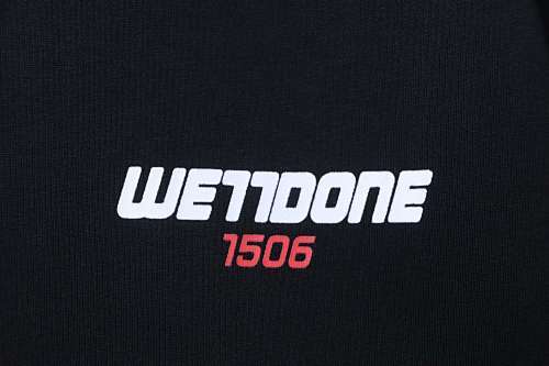 EM Sneakers WE11DONE 26SS 10th Anniversary Edition Logo T-Shirt Black