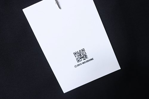 EM Sneakers WE11DONE 26SS 10th Anniversary Edition Logo T-Shirt Black