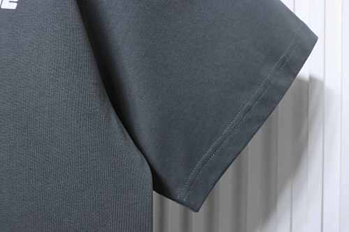 EM Sneakers WE11DONE 26SS 10th Anniversary Edition Logo T-Shirt Gray