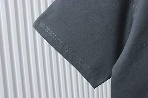 EM Sneakers WE11DONE 26SS 10th Anniversary Edition Logo T-Shirt Gray