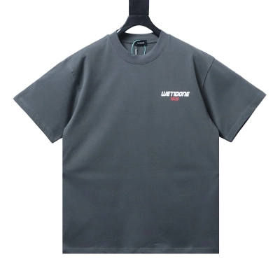 EM Sneakers WE11DONE 26SS 10th Anniversary Edition Logo T-Shirt Gray 01