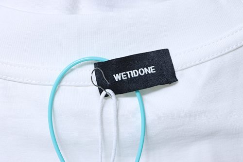 EM Sneakers WE11DONE 26SS 10th Anniversary Edition Logo T-Shirt White