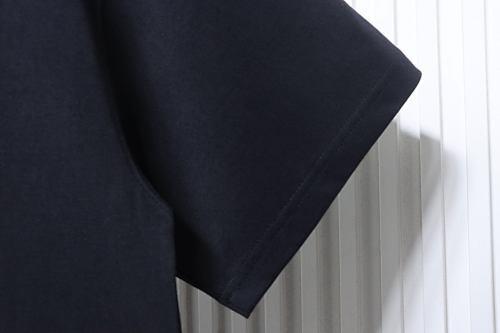 EM Sneakers WE11DONE Color-Block Logo T-Shirt Black