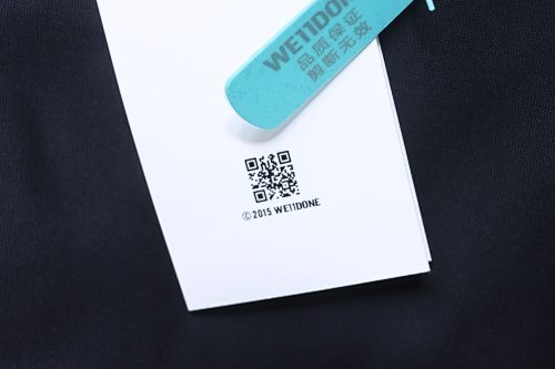 EM Sneakers WE11DONE Color-Block Logo T-Shirt Black