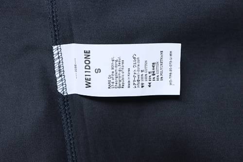 EM Sneakers WE11DONE Colorful Hand-Painted Graffiti Print T-Shirt Black