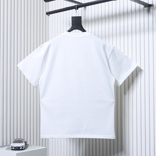 EM Sneakers WE11DONE Colorful Hand-Painted Graffiti Print T-Shirt White