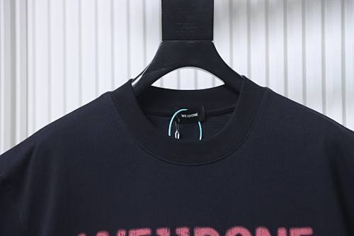 EM Sneakers WE11DONE Colorful Spray-Paint Logo T-Shirt Black