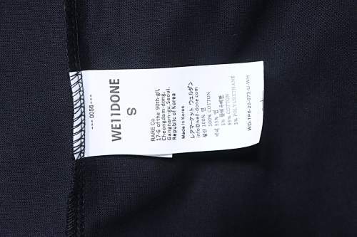 EM Sneakers WE11DONE Colorful Spray-Paint Logo T-Shirt Black