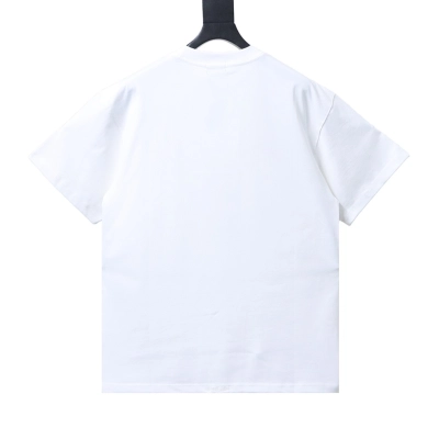 EM Sneakers WE11DONE Colorful Spray-Paint Logo T-Shirt White 02