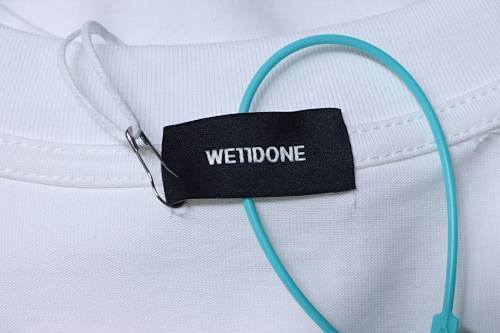 EM Sneakers WE11DONE Colorful Spray-Paint Logo T-Shirt White