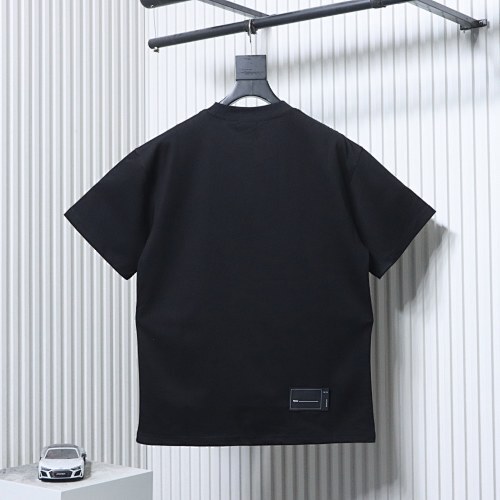 EM Sneakers WE11DONE Minimalist Letter-Print T-Shirt Black